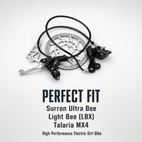 Nouveau kit d'étrier de frein arrière Ultra Bee (alliage d'aluminium) – Pièces de conversion pour Sur-Ron Light Bee X LBX Talaria XXX X3 MX3 MX4