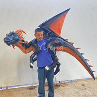 Vente en gros de marionnettes à épaulettes de dinosaures animatroniques réalistes à vendre