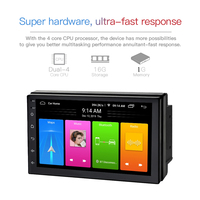 Autoradio 2 DIN 7 pouces, autoradio Android 2 DIN, lecteur DVD de voiture, navigation GPS, Carplay, DSP