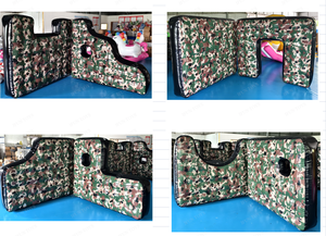 <span class=keywords><strong>Jeu</strong></span> de combat en plein air, bunker gonflable de camouflage, mur cassé, bunker gonflable de paintball pour <span class=keywords><strong>jeu</strong></span> de tir - Product Image 3