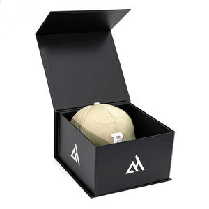 Boîte à chapeaux en stock, couleur noire, promotionnelle, OEM, Chine, vente en gros, modèle de boîte à chapeaux, fabricant de boîtes à chapeaux - Product Image 4