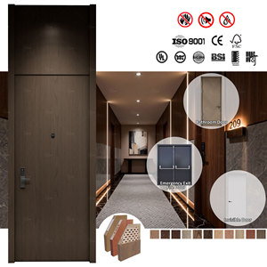 <span class=keywords><strong>Porta</strong></span> Tagliafuoco in Legno di Noce per Hotel e Appartamenti Moderni Europei, Certificata EN BS CE, <span class=keywords><strong>Porta</strong></span> Interna Ignifuga Commerciale - Product Image 6