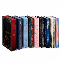 Impression de livres de luxe personnalisés à couverture rigide avec bords pulvérisés, estampage à chaud, édition spéciale, impression de romans pour éditeurs et auteurs