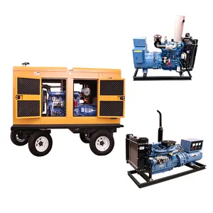 Generator Diesel 80kw Set pendingin udara 3 fase senyap mesin Diesel 4 tak berpendingin Air Diesel untuk Set Generator