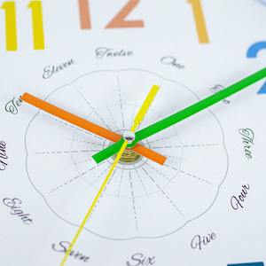 REIDA Silent Non Ticking <strong>Telling</strong> <strong>Time</strong> Teaching <strong>Clock</strong> Kids Room Wall Decor for Bedrooms Pedia <strong>Clock</strong> for Kids - Product Image 2
