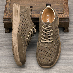 Zapatos Casuales de Malla Transpirable para Hombre, con Cordones, Punta Cerrada, Suela de Goma, Forro Textil, para Verano - Product Image 3