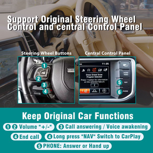 Smart Box <span class=keywords><strong>Apple</strong></span> MMI <span class=keywords><strong>Carplay</strong></span> sans fil pour <span class=keywords><strong>Jaguar</strong></span> XE XF XJ XFL <span class=keywords><strong>F</strong></span>-<span class=keywords><strong>PACE</strong></span>-<span class=keywords><strong>F</strong></span> TYPE Android Auto Mirror Link Plug and Play Navigation - Product Image 6