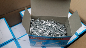 Clous à béton, clous à ciment, clous à maçonnerie en acier au carbone galvanisé à tige cannelée pour la construction, le bâtiment et le fixation <span class=keywords><strong>de</strong></span> murs en briques - Product Image 6