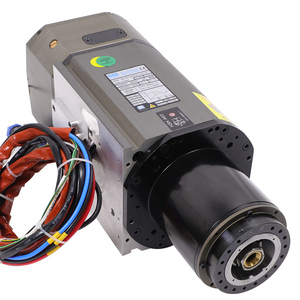 Moteur de broche synchrone triphasé à aimant permanent HQD 5 axes GDL75 20 kW HSK63A à refroidissement par eau ATC GDL75Y-HSK63A-18Z/20 HQD 5 axes GDL75 20 - Product Image 2