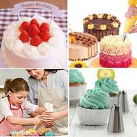 Kingwise rose 83 pièces Kit d'outils de cuisson fournisseur embouts de tuyauterie jetables sacs buses grattoir fondant gâteau décoration ensemble