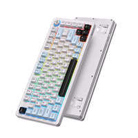 Teclado Inalámbrico para Juegos ONIKUMA MT501, Tres Modos, RGB, 82 Teclas, Compacto, Membrana, para Juegos y Oficina, con Certificaciones CE, RoHS y FCC, Venta al Por Mayor