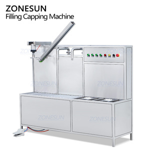 ZONESUN ZS-AFC100S Máquina Monobloque Semiautomática para Llenado de Botellas de Agua de 5 Galones, Enjuague, Llenado y Tapado de Bidones - Product Image 5