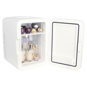 Offre Spéciale d'usine OEM 220v 12v maison voiture <span class=keywords><strong>pas</strong></span> <span class=keywords><strong>cher</strong></span> <span class=keywords><strong>maquillage</strong></span> 10L porte en verre <span class=keywords><strong>mini</strong></span> réfrigérateur refroidisseur plus chaud pour chambre - Product Image 5