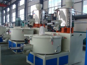 เครื่องผสมผงพีวีซีแบบกรวยสองสกรูสแตนเลส พร้อมระบบทำความร้อนไฟฟ้าอัตโนมัติ - Product Image 4