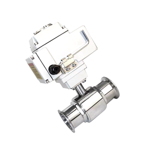 Wensen 위생 304 스테인레스 스틸 클램프-전기 볼 밸브 신속 설치 스트레이트 스루 밸브 - Product Image 3