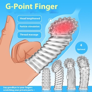 Pleasure New Adult Finger Ginger Fun Set Lesbian Lala Finger Masturbation Set <span class=keywords><strong>pour</strong></span> hommes et femmes - Product Image 4