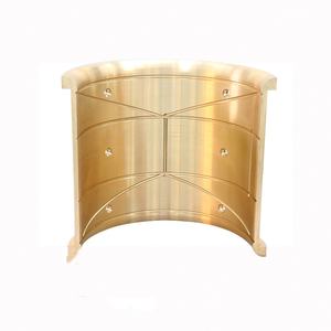 Douille de palier en cuivre C93500 CuAl10Ni1 pour l'industrie alimentaire, usinée avec précision par CNC, autolubrifiante, norme ISO - Product Image 1