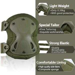 Coussinets en Gel pour bretelles réglables personnalisées, genouillères tactiques professionnelles <span class=keywords><strong>de</strong></span> Combat et <span class=keywords><strong>de</strong></span> sécurité pour pantalons lourds - Product Image 4
