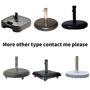 110lbs EUROPE Concrete/plastic/metal <strong>Heavy</strong> <strong>Duty</strong> Umbrella <strong>Base</strong>/holder Patio Stand Outdoor Umbrella/<strong>parasol</strong> Weight with Wheels - Product Image 2