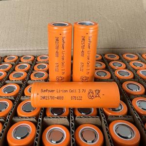 Muestra gratis 2025 barato Sunpower 4000 3,6 mAh Max <span class=keywords><strong>80A</strong></span> 21700 V recargable Li-Ion 4ah batería de alta potencia para linterna - Product Image 4