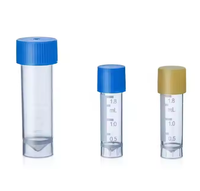 Consommables jetables Rotation externe Stérilisation 1.8ml 2ml 5ml 10ml Gel Cryo Tube Plastique PP PS Lab Cryovial Tube