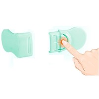 Serrure de sécurité pour enfants, accessoire adhésif à angle droit pour armoire ou tiroir de réfrigérateur, produit de sécurité, vente en gros,