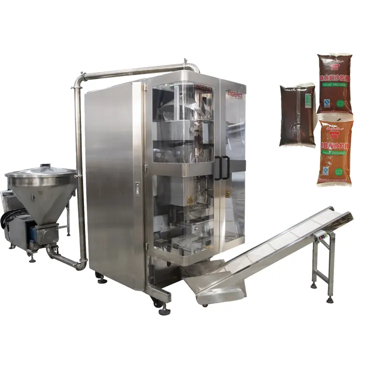 3Kg Automatische Verticale Vloeibare Saus Verpakkingsmachine Jelly Vloeibare Snoep Pakket Machine