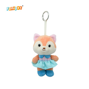 Famipet Fabricant Grossiste Personnalisé Nouveau Design Kawaii <span class=keywords><strong>Animaux</strong></span> en Peluche Porte-clés Pendentif Breloque de Sac à Dos Jouet - Product Image 3