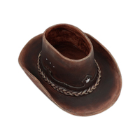 WeiVista-Chapeau de Cowboy en résine, pot de fleurs, jardinière succulente de style occidental, fournisseur de décoration de bureau