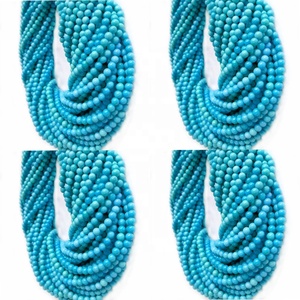 Perles rondes turquoises, pierres précieuses naturelles, <span class=keywords><strong>de</strong></span> haute qualité, <span class=keywords><strong>prix</strong></span> moins cher, nouveau, - Product Image 6