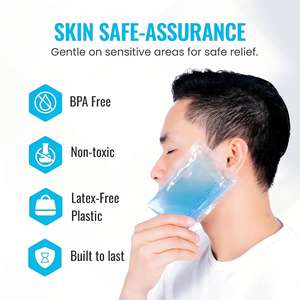 Paquetes <span class=keywords><strong>de</strong></span> Gel Frío <span class=keywords><strong>y</strong></span> Caliente Reutilizables, 3 Paquetes <span class=keywords><strong>de</strong></span> 5 Pulgadas, para Lesiones, Dolores <span class=keywords><strong>de</strong></span> <span class=keywords><strong>Cabeza</strong></span>, Articulaciones <span class=keywords><strong>y</strong></span> Reducción <span class=keywords><strong>de</strong></span> la Fiebre, Paquete <span class=keywords><strong>de</strong></span> 6 - Product Image 3