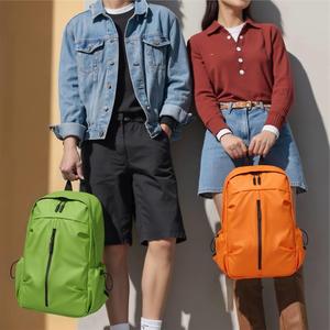 Wu Unisex Casual <b>Waterproof</b> Lightweight <b>Backpack</b> 11 Inch Laptop Travel Bag Everyday Commuter Sports Style Solid Color - Product Image 1
