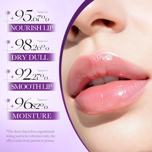 Bálsamo Labial de Uva Roja 3g, Tratamiento Labial Humectante en Gel Compacto y Lindo con Espejo, Nutritivo, Repara los Labios Secos y Agrietados, Cuidado Labial para <span class=keywords><strong>Chicas</strong></span> - Product Image 3