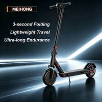 Trottinette électrique pour adultes 350W, cadre en alliage d'aluminium de 8,5 pouces, design pliable, étanche, autonomie de batterie étendue pour le tout-terrain