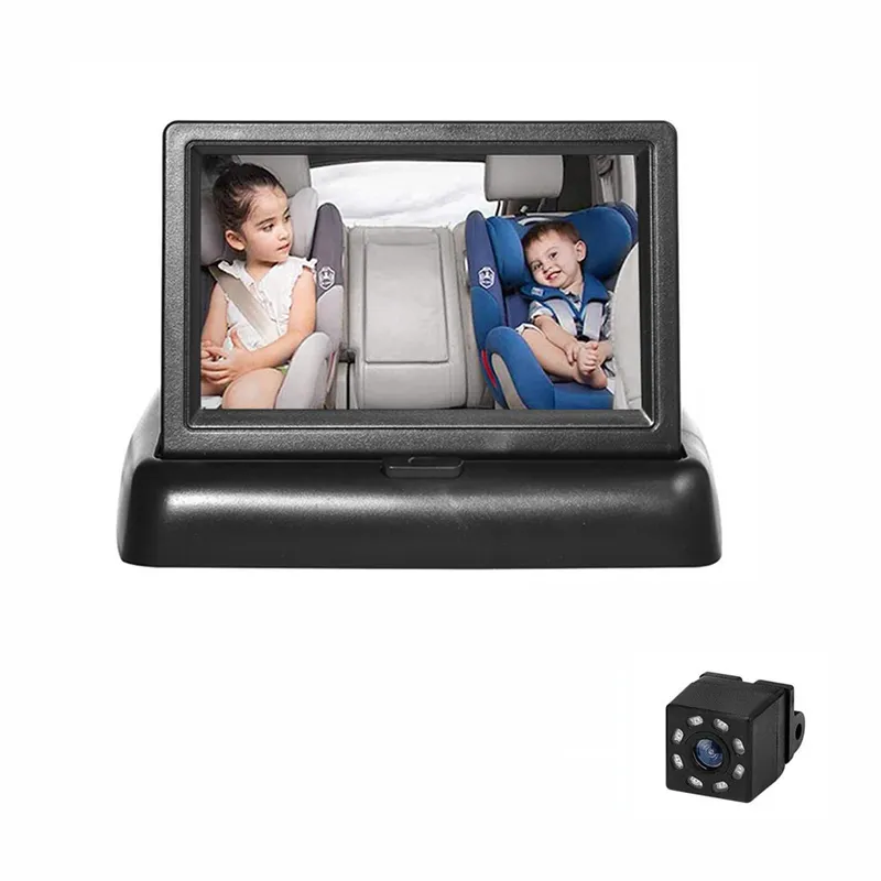 120 градусов 4,3 ''TFT ЖК-экран дисплей для младенцев камера заднего вида инфракрасное ночное видение автомобильный радионяня