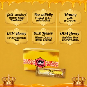 Atacado de Bastões de Mel Real Natural em Lote, Extrato de Raiz de <span class=keywords><strong>Ginseng</strong></span>, Mel Real para Homens, Suplemento Energético OEM e ODM - Product Image 4