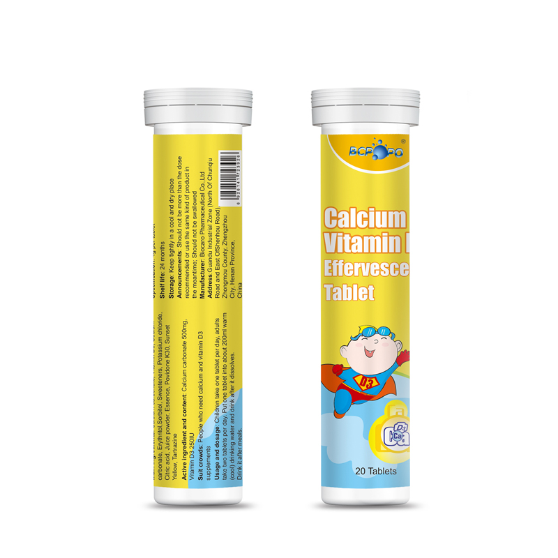 Calcium +D3 Effervescent Tablets