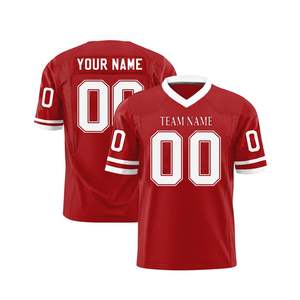 Maillot de football personnalisé respirant sublimation nom/numéro de l'équipe - Product Image 4