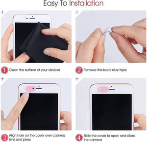 Regalo personalizzato per la promozione del Logo della fotocamera del computer portatile cover per Webcam cover per fotocamera bloccata per computer portatile Macbook tablet iPad - Product Image 3