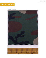 Tissu camouflage en coton 100% tissé en filature aux Philippines, tissage sergé, imprimé réactif, pour manteau, veste, pantalon