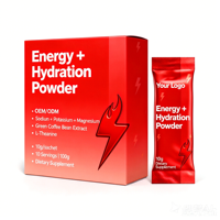 GMP OEM ODM Elektrolyten Energie Hydratatie Poeder Sport Voedingssupplement Aangepaste Formule Smaak Verpakking 15 Jaar Export