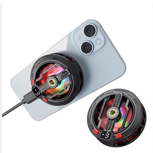 Wired Mobile Phone Radiator Cooling Fan Magnetic Clip Type-C Aluminum Alloy Gaming Cooling Quickly Cools Compatible Selfie