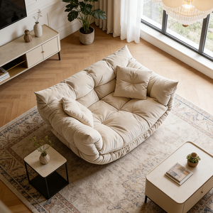 Poltrona Lounge Oversize Comoda, Reclinabile Imbottita per Camera da Letto, Divano Ergonomico per Lettura e Relax, Seduta Morbida per <span class=keywords><strong>Arredamento</strong></span> Casa - Product Image 5