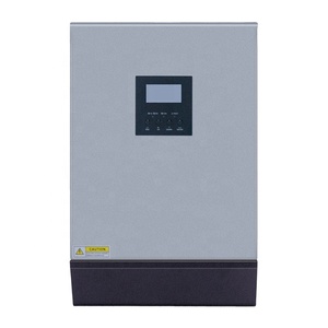 อินเวอร์เตอร์พลังงานแสงอาทิตย์แบบ Pure Sine Wave ขนาด 3KW 5KW 24V 48V พร้อมหน้าจอ LCD และตัวควบคุมการชาร์จแบบ PWM สำหรับระบบไฟฟ้าภายในบ้าน - Product Image 2