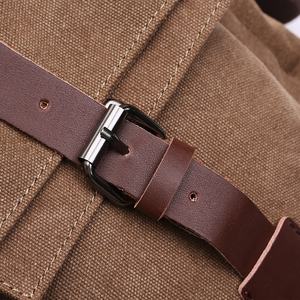 Commercio all'ingrosso alla moda di grande capacità degli uomini di lusso della tela di canapa sacchetto del messaggero della spalla - Product Image 4