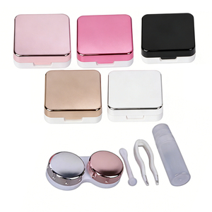 Scatola per lenti a contatto riutilizzabile, custodia per lenti a contatto resistente e a prova di perdite, multiuso, per prodotti chimici domestici di uso quotidiano - Product Image 1