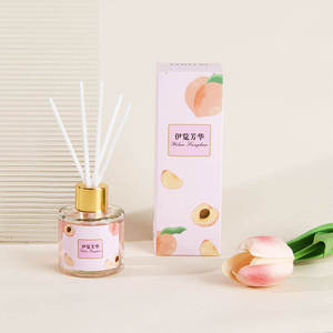 Set Diffuser buluh kaca beraroma buah, penyegar udara tanpa api untuk dekorasi rumah kamar tidur Hotel - Product Image 2