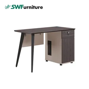 Çağdaş ofis mobilyaları: şık sekreterin masası, bir çalışma ortamına yönelik yöneticiler ve yöneticiler için mükemmel
