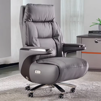 Chaise de bureau inclinable de grande classe avec massage Senior Sense Accueil