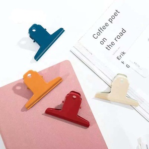 Custom Color Painted 4inch Large Metal File Hinge Binder <strong>Clip</strong> Clamps <strong>Bull</strong> <strong>Dog</strong> <strong>Clips</strong> - Product Image 2